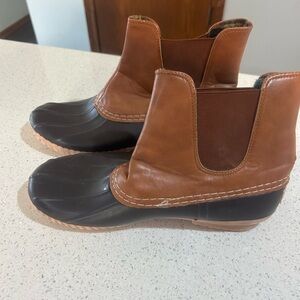 Sperry Brown and Black Ankle Boots